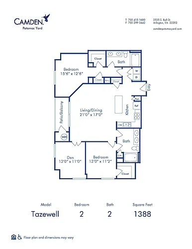 Floor plan Tazewell