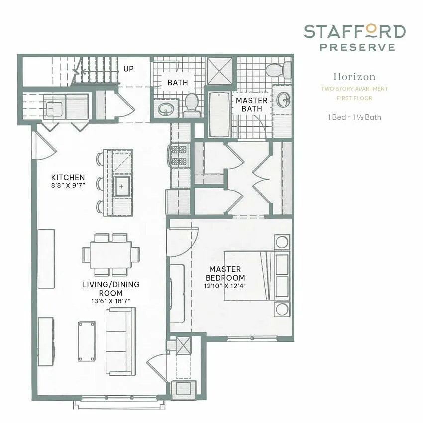Floor plan Horizon Loft