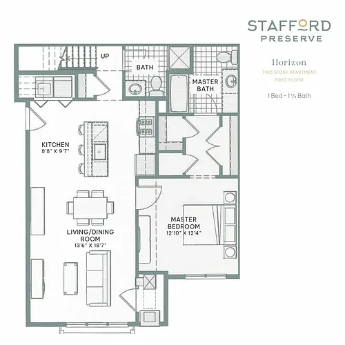 Floor plan Horizon Loft