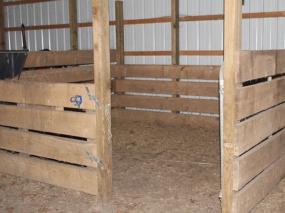 Rough cut lumber stalls