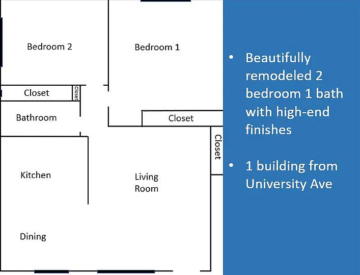 2 bed, 850 sqft, $4,000 — Photo 2