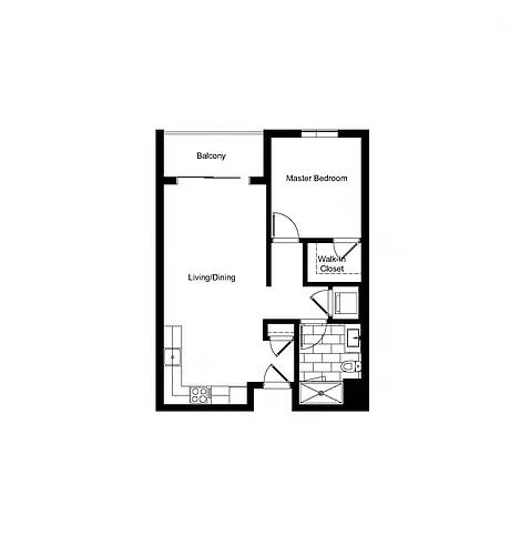 Floor plan Hermosa - Street Parking Only