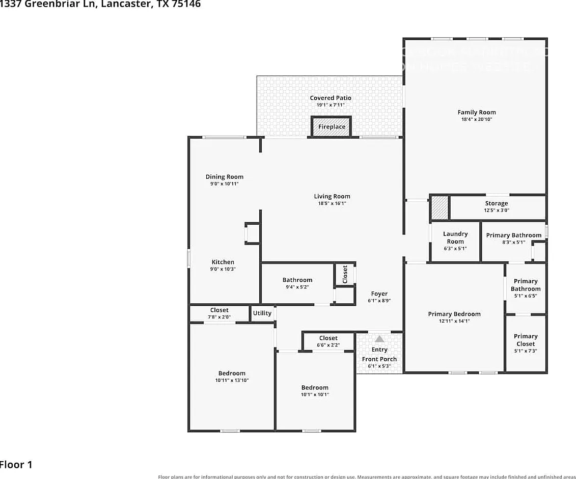 1337 Greenbriar Ln Lancaster, TX 75146 — Photo 2