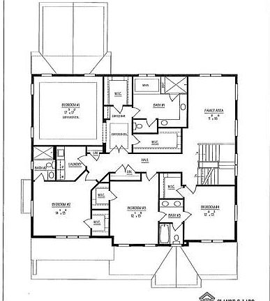 Upper Level 1 Floor Plan