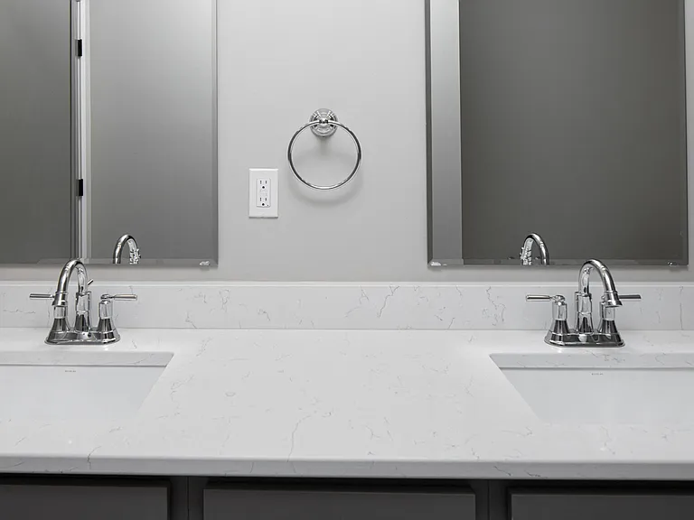 Double Bathroom Sinks in Select Units
