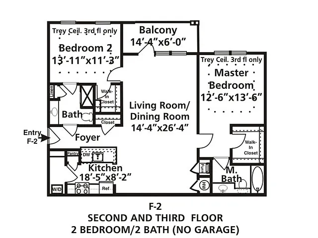 Floor plan Farrington with Garage