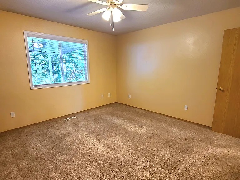 Primary bedroom, private bathroom