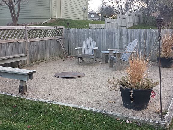 Enjoy a fire in the fire pit