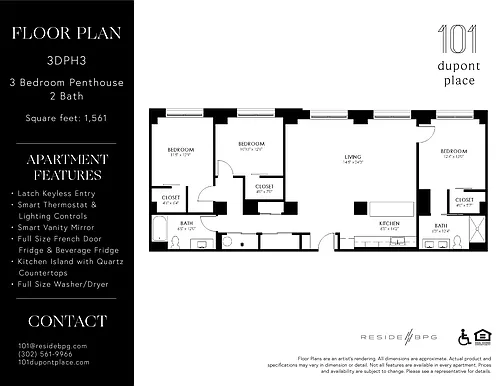 Floor plan 3DPH3