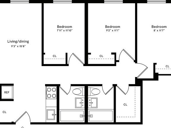 2nd image of 243 W 54th St #1DF