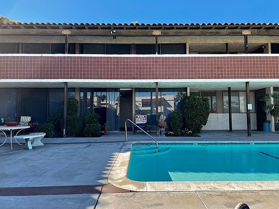 From pool facing unit