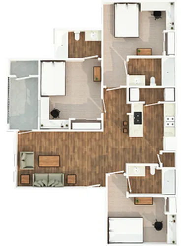 Floor plan 3X3 C2