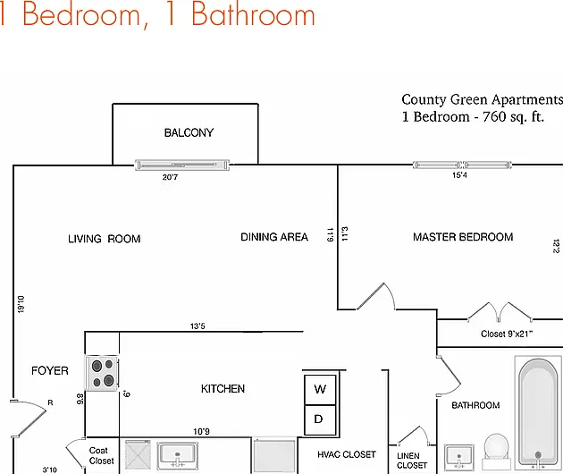 County Green Apartments — Photo 18