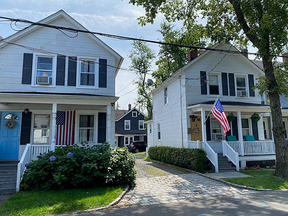 Front (22 Division is the house on the left, shared driveway to off street parking in rear)
