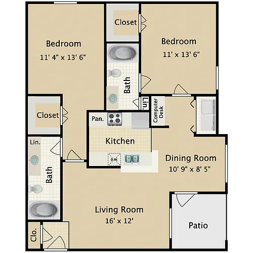 Floor plan The Golden Eagle