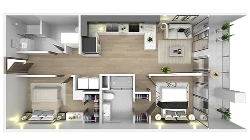 Floor plan B1-A