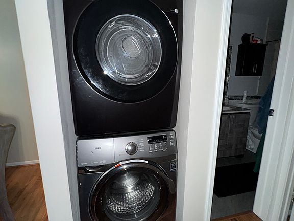 Washer and Dryer inside unit