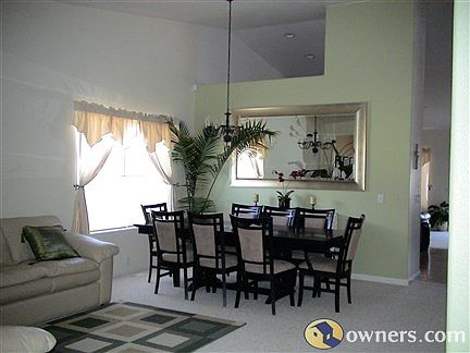 View from entry - living room & formal dining rm. - 20ft x 15ft