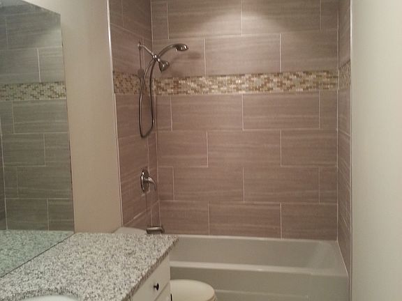 New Tile Shower and GRANITE!