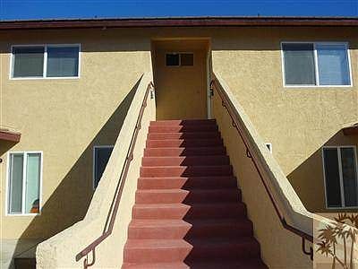 VERY wide steps newly built.