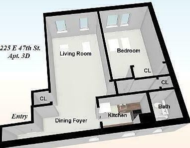 3rd image of 225 E 47th St APT 3D