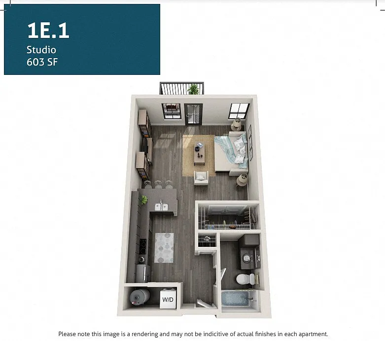 Floor plan 1E1