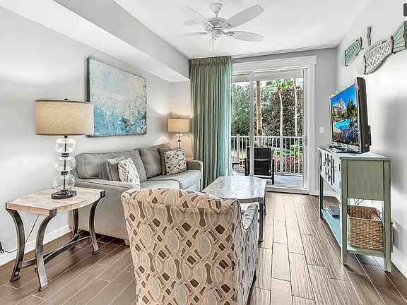 Access to balcony from living area!