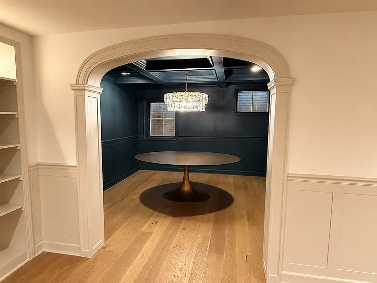 Basement reading room