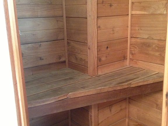 relaxing sauna