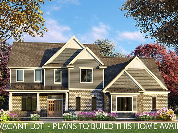 Rendering of the front elevation of possible home to build.