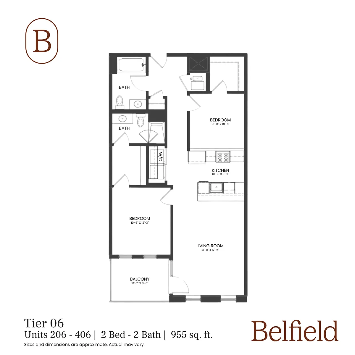 Floor plan Tier 06