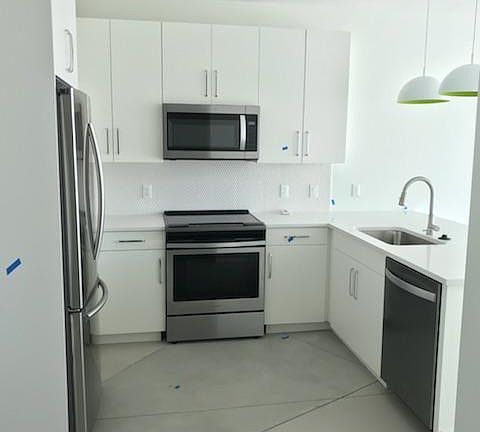 Kitchen from entryway