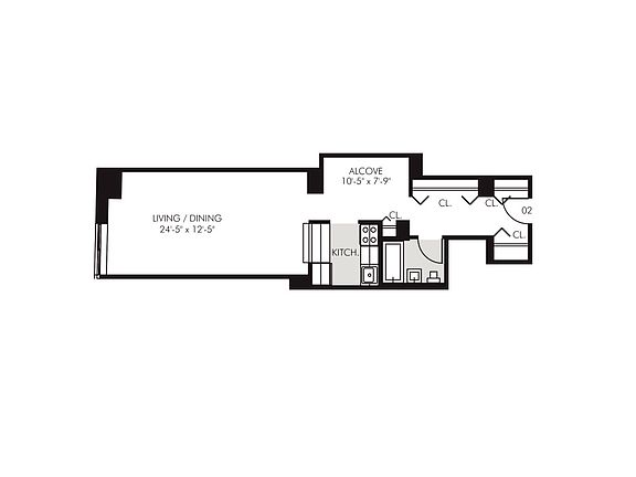 2nd image of 45 Wall St APT 502
