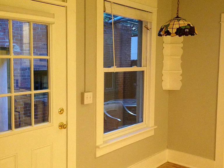 Entry off patio into kitchen