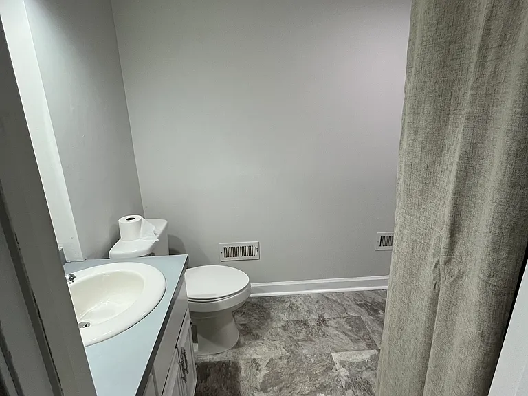 Downstairs laundry/bathroom