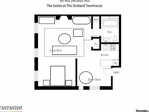 2nd image of 463 W 24th St Penthouse A