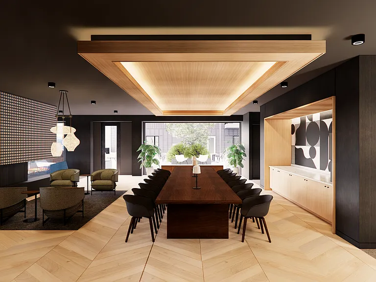 Elevated Study Spaces and Coffee Bar