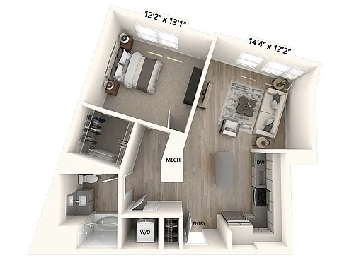 Floor plan A18