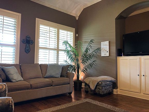 Living room off kitchen