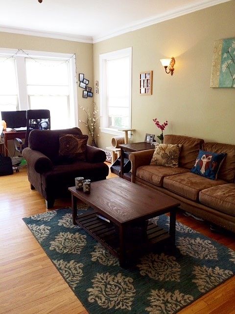 Beautiful, spacious, sun-filled living room.
