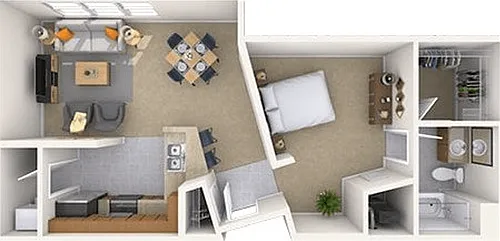 Floor plan Studio