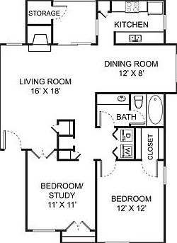 Spacious Floorplan