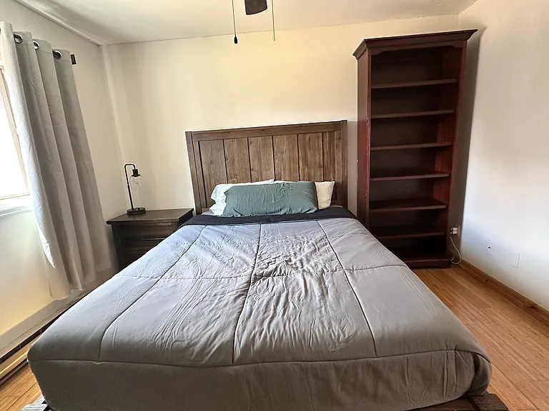 Queen bed with under bed storage drawers