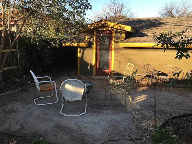 Small side backyard