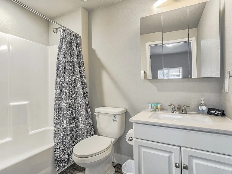 Full master bathroom