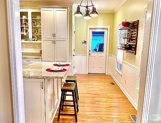 View of kitchen from foyer