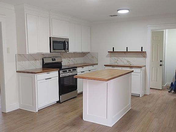 Newly built cabinetry 