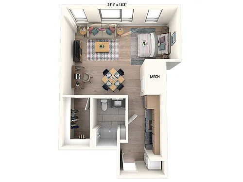 Floor plan P-A14