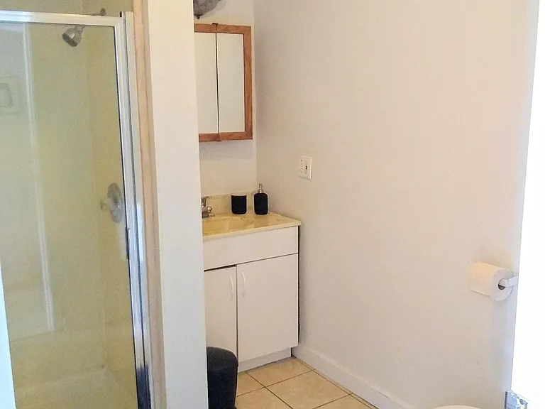 Bathroom off kitchen