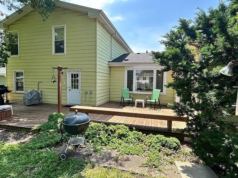back yard deck